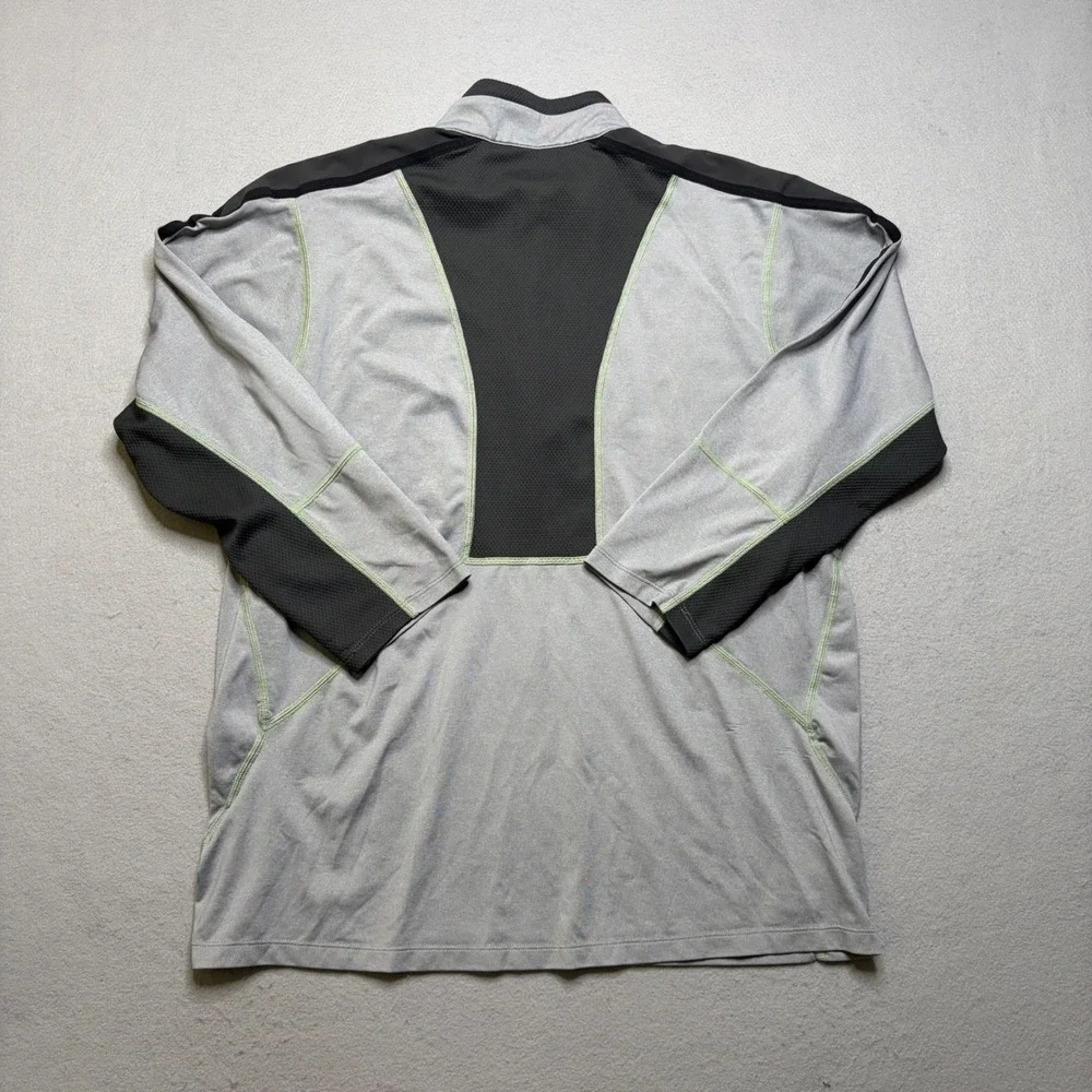 The North Face 1/4 Zip Pullover Mens L Gray FlashDry-XD Long Sleeve Active Shirt